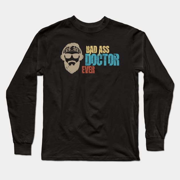 Badass Doctor Long Sleeve T-Shirt by Toogoo